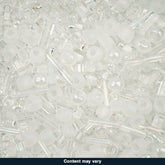 Czech Seed Beads – 50g – Crystal & Crystal AB Assorted Mix